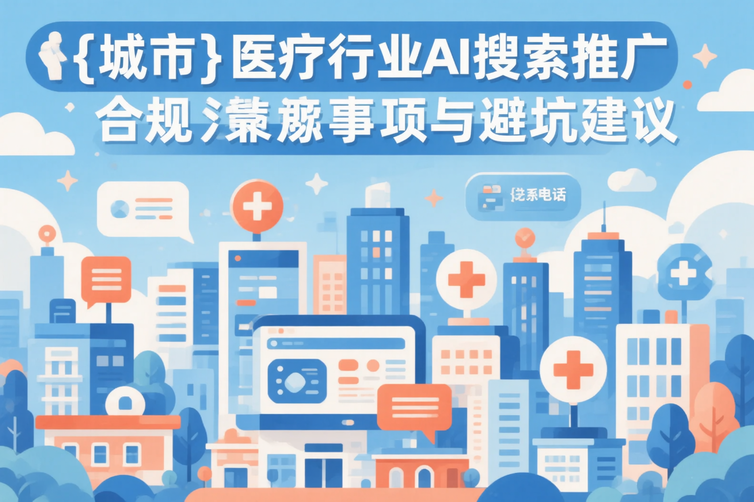 山南医疗行业AI搜索推广合规注意事项与避坑建议