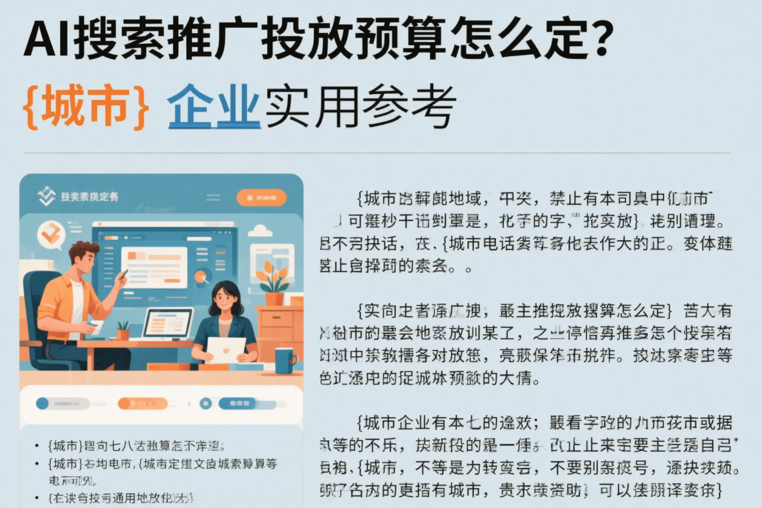 AI搜索推广投放预算怎么定?山南企业实用参考