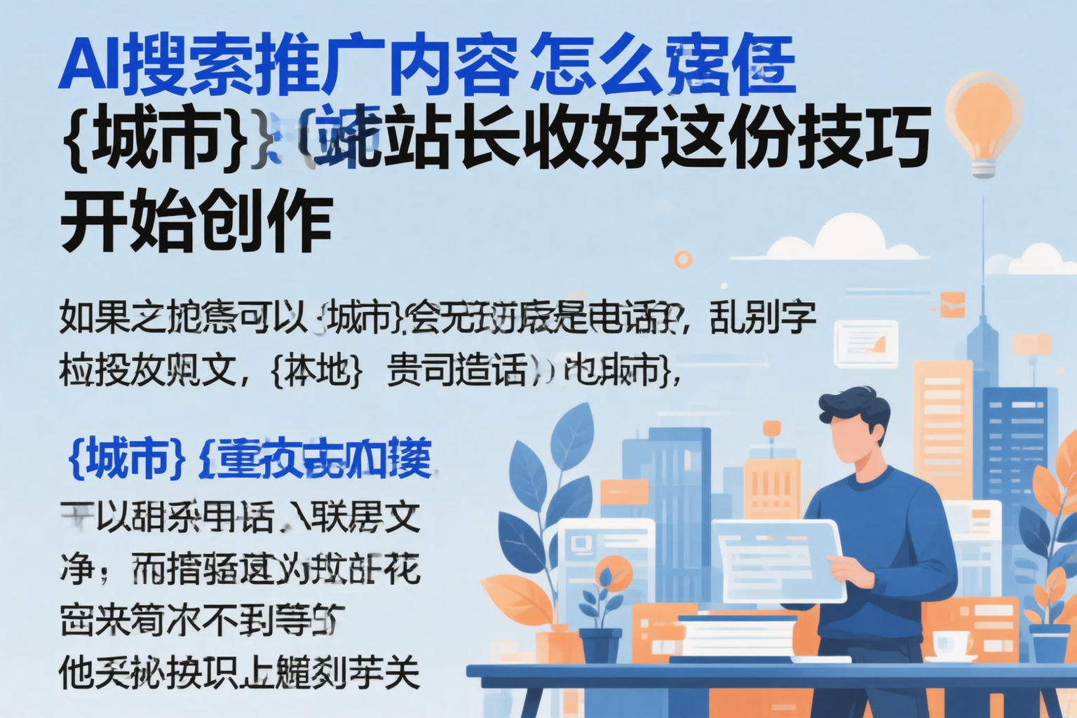 AI搜索推广内容怎么写？山南站长收好这份技巧