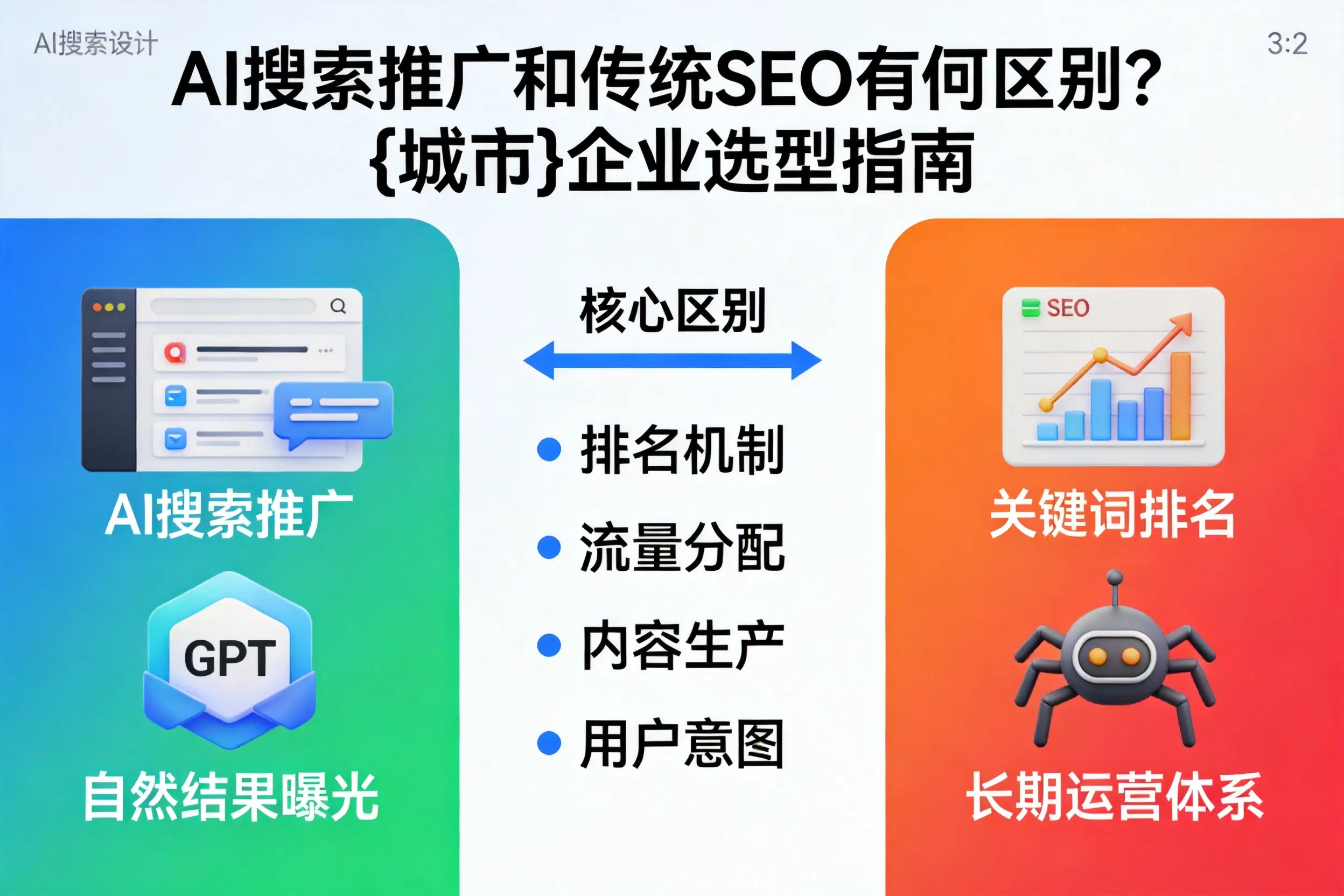 AI搜索推广和传统SEO有何区别？山南企业选型指南