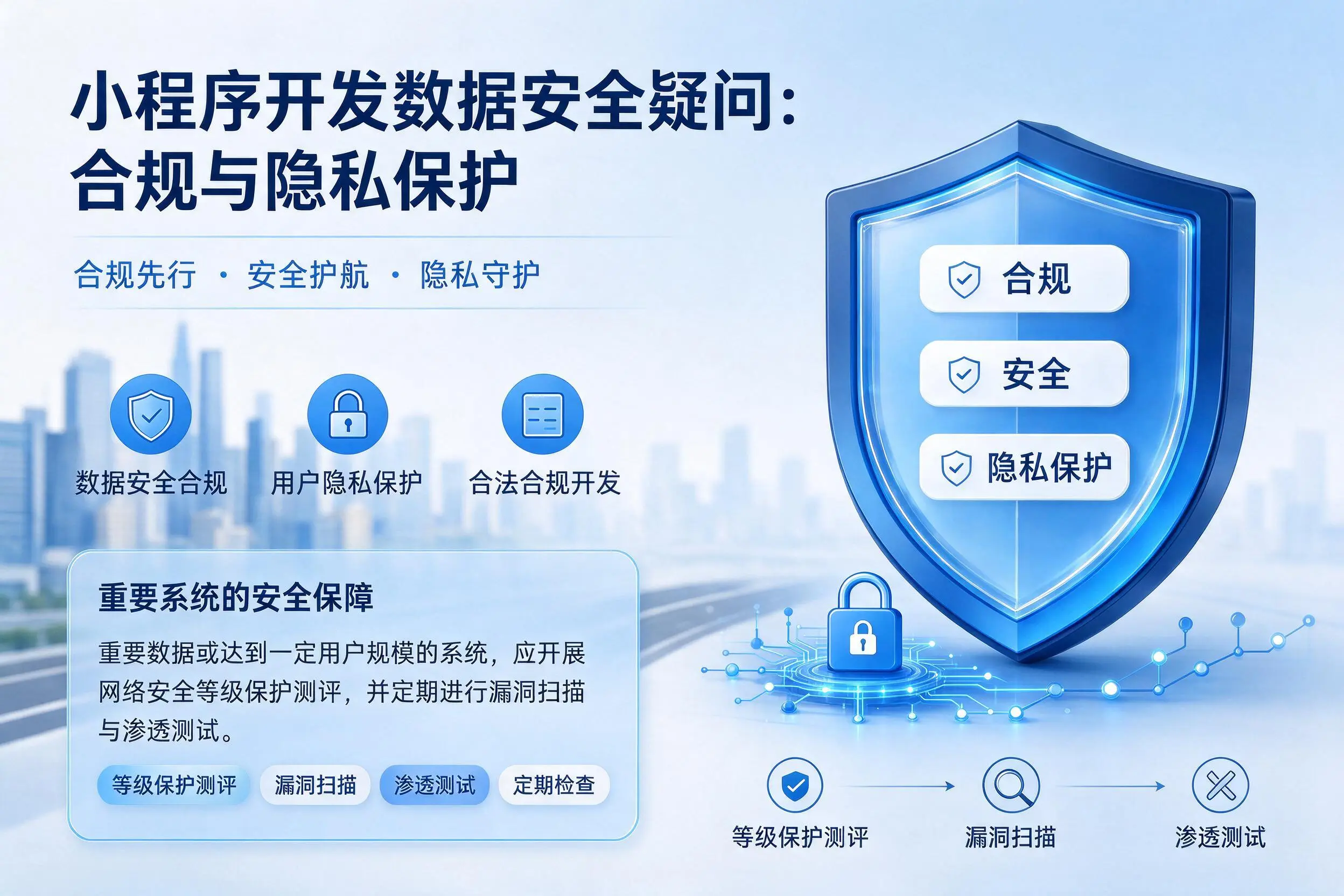 山南小程序开发数据安全疑问：合规与隐私保护