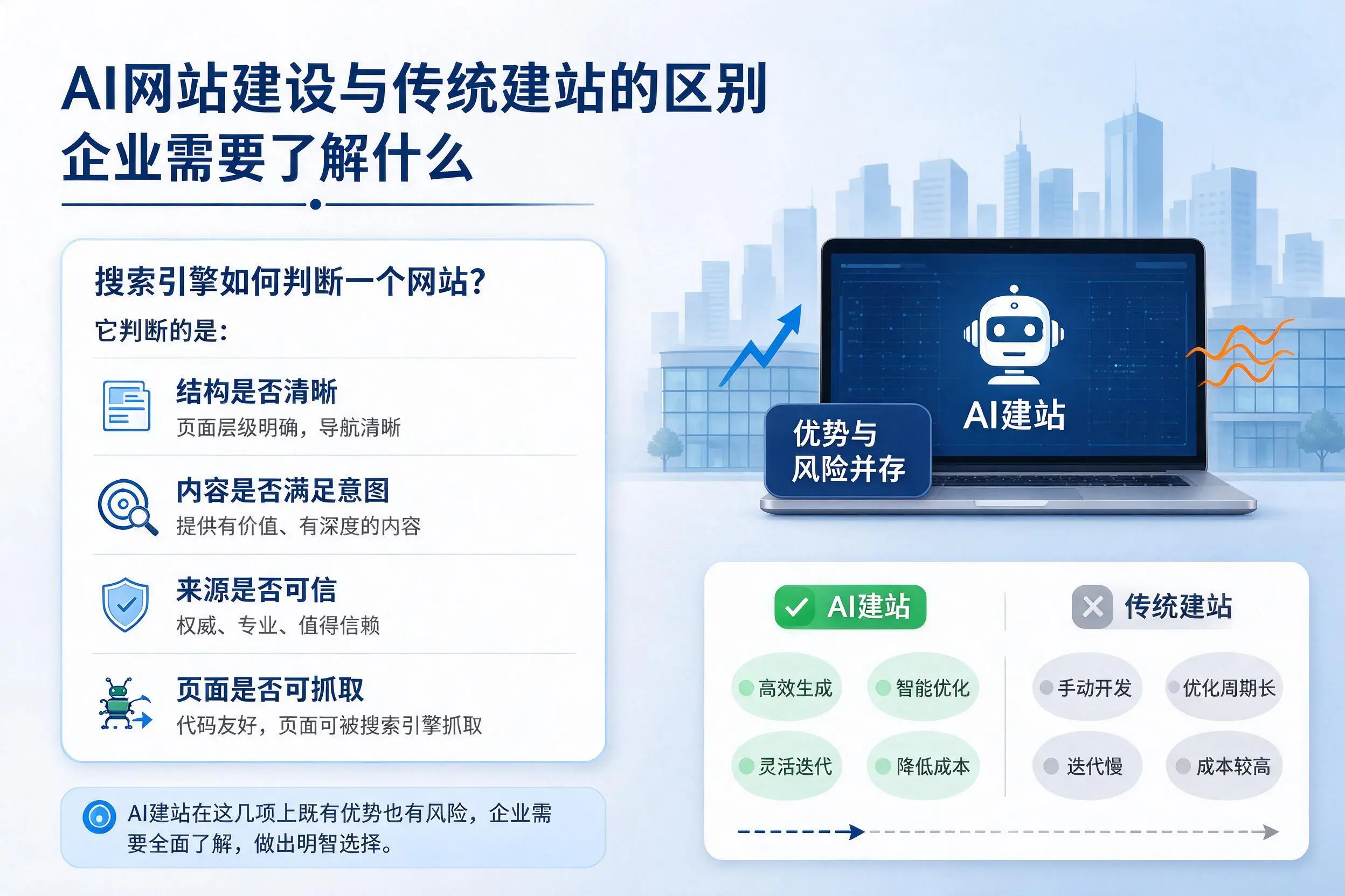 AI网站建设与传统建站的区别，山南企业需要了解什么